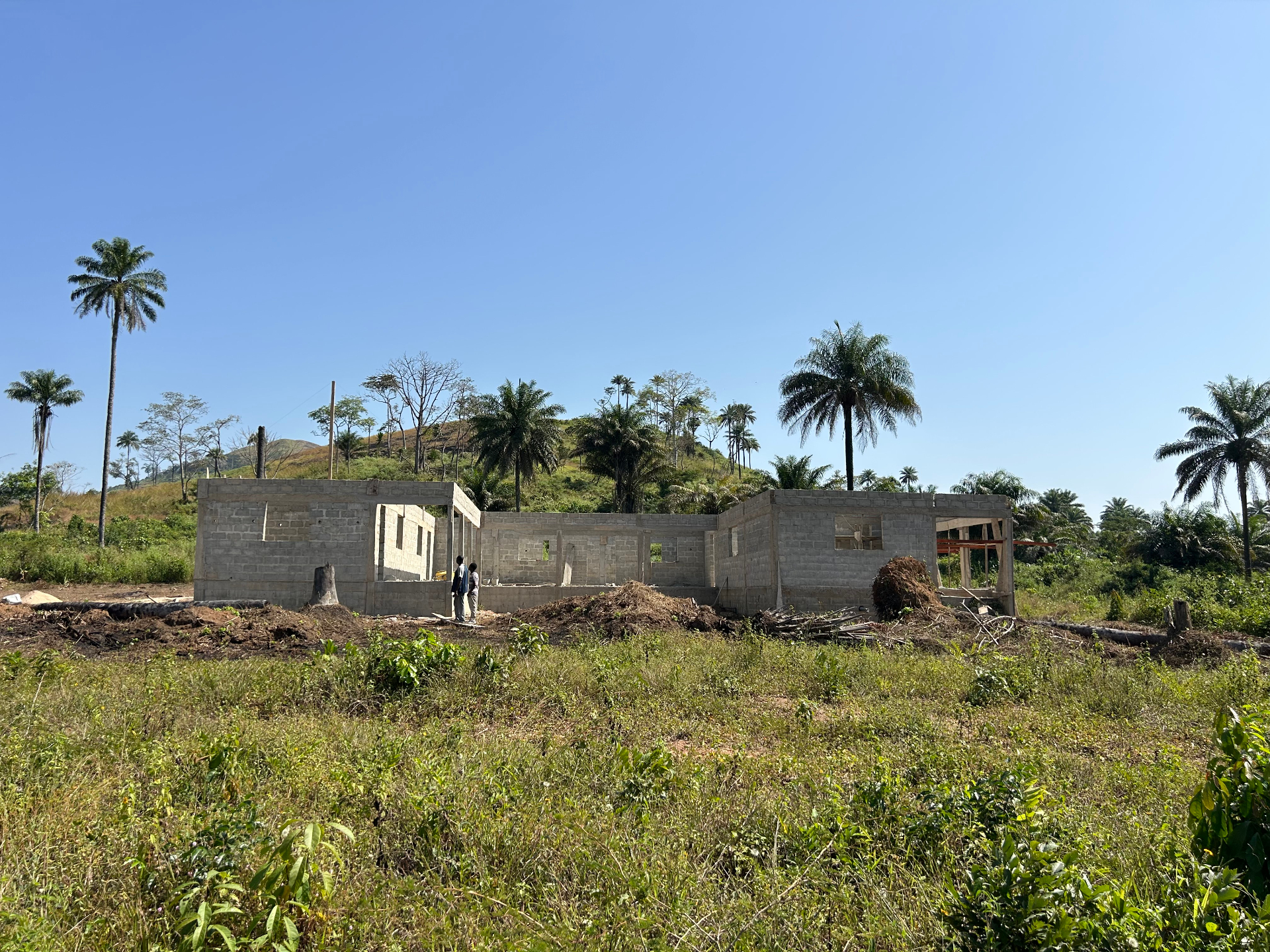 Progress on the college grounds